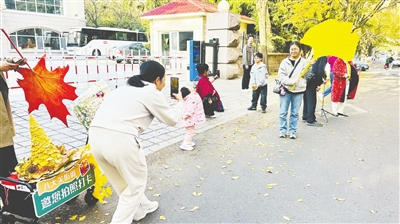 <font color='red'>青岛</font>八大关落叶季飘起“