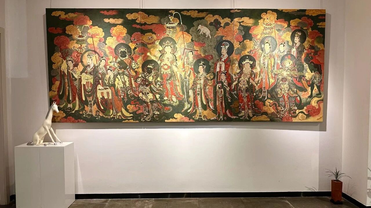 展讯丨“壁境丹心”宫廷壁画展——唐震个展即将在青岛开幕