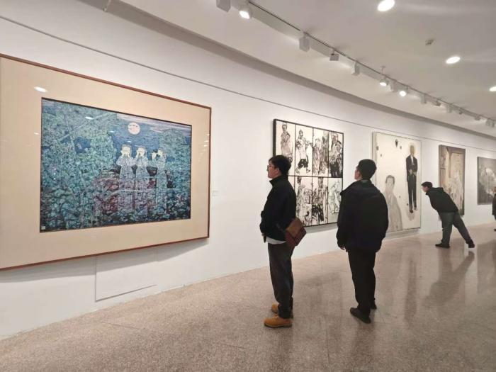 第六届中国画展览在西安美院开幕